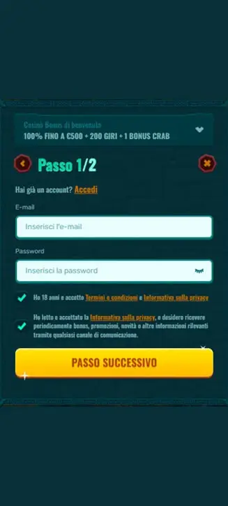 Spinanga Registrierungsprozess auf dem Handy Spinanga Registrierungsprozess auf dem Handy